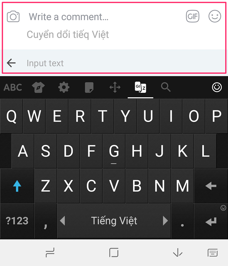 [Android] Mời zùq
wử bộ
cuyển dổi Tiếq Việt cên Laban Key