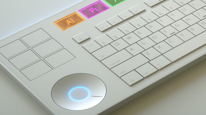 Concept bàn phím
Adobe Keyboard dành cho
nhiếp ảnh gia cực độc đáo