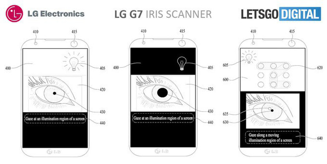 LG G7 sẽ được trang
bị công nghệ quét mống
mắt tiên tiến nhưng không bị ảnh tĩnh đánh lừa như Galaxy
S8?