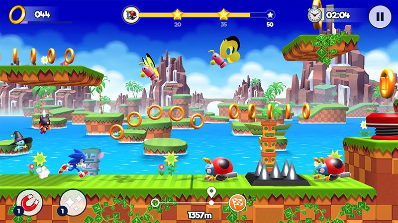 [Android/iOS] Sonic
Runners
Adventure vừa được Gameloft phát hành trên mobile, hỗ trợ cả
tiếng Việt