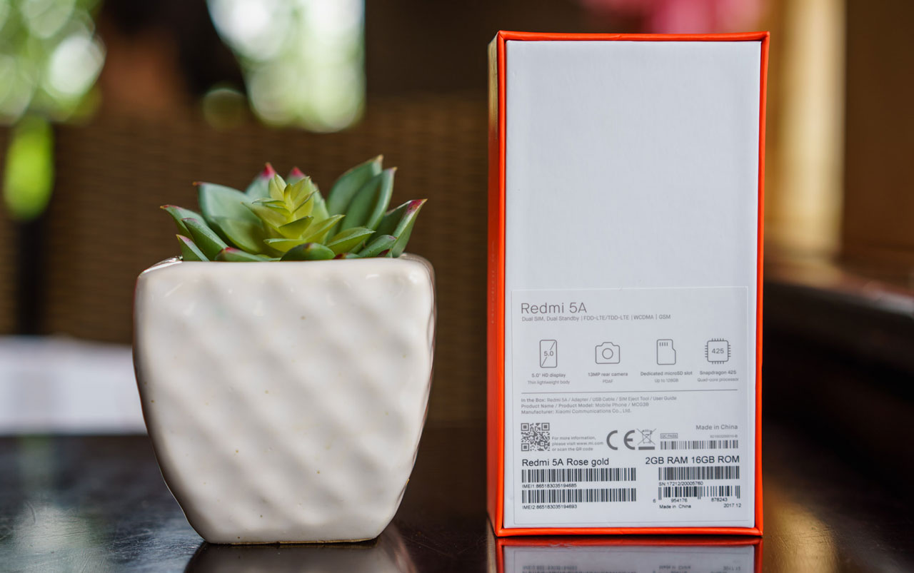 Mở hộp và trên tay nhanh Xiaomi Redmi 5A với
chip Snapdragon 425, camera 13MP, giá chỉ 1.790.000 VNĐ