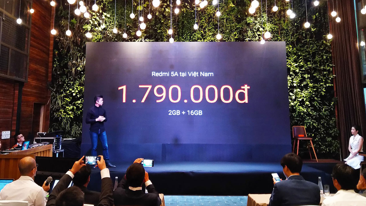 Xiaomi chính
thứcbra mắt Redmi 5A tại Việt Nam với chip Snapdragon 425,
camera 13MP, giá chỉ 1.790.000 VNĐ