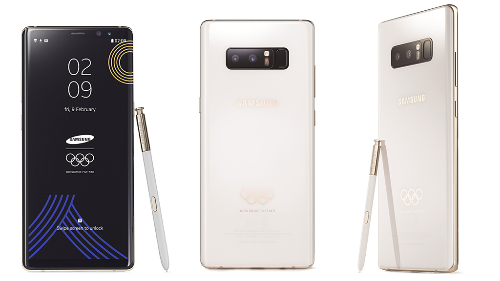 Samsung ra mắt
Galaxy Note 8 PyeongChang 2018 Editon, chỉ tặng cho vận động
viên tham gia thế vận hội mùa đông chứ không bán