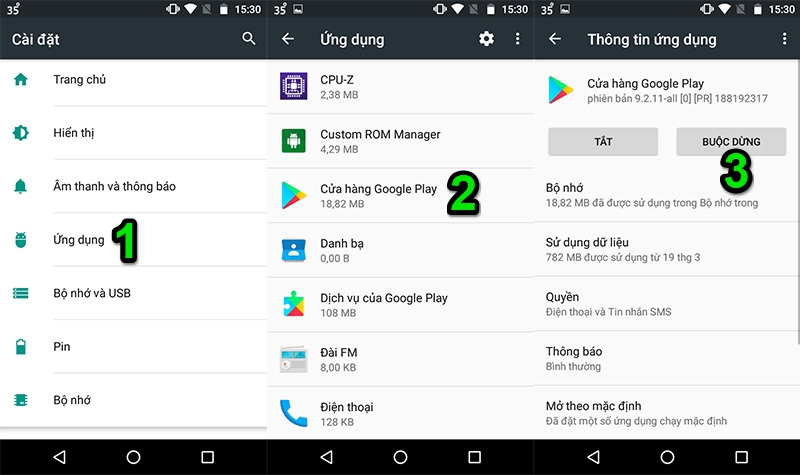 Hướng dẫn khắc phục
sự cố không tải được ứng dụng từ cửa hàng Google Play