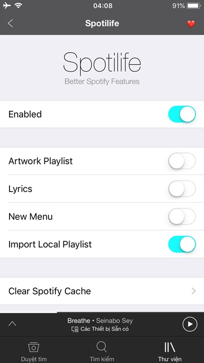 Chia sẻ ứng dụng Spotify Mod, tự chuyển tài
khoản thường sang Premium miễn phí dành cho iPhone, iPad