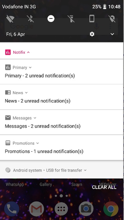 Notifix: Ứng dụng giúp quản lý và phân loại thông
báo theo chủ đề riêng biệt trên máy Android
