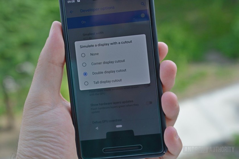 Android P sẽ hỗ trợ
cả những thiết bị có hai cặp tai thỏ