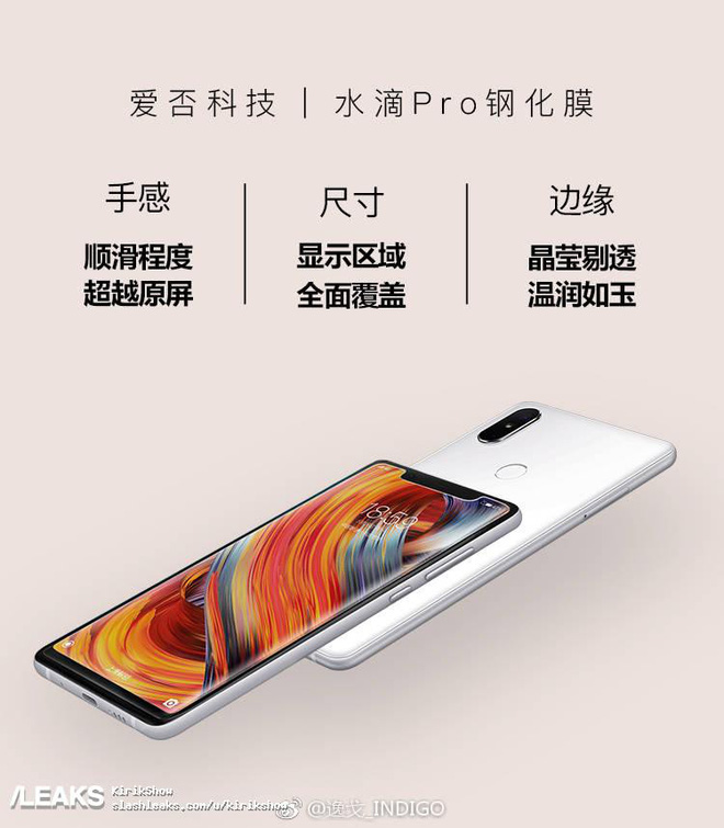  Xiaomi Mi 8 lộ 2
phiên bản màu đen và trắng thông qua hãng sản xuất kính
cường lực