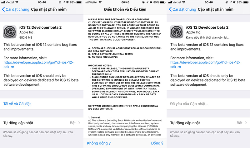 Apple phát hành bản
cập nhật iOS 12 Developer beta 2: Tốc độ mở ứng dụng siêu
nhanh