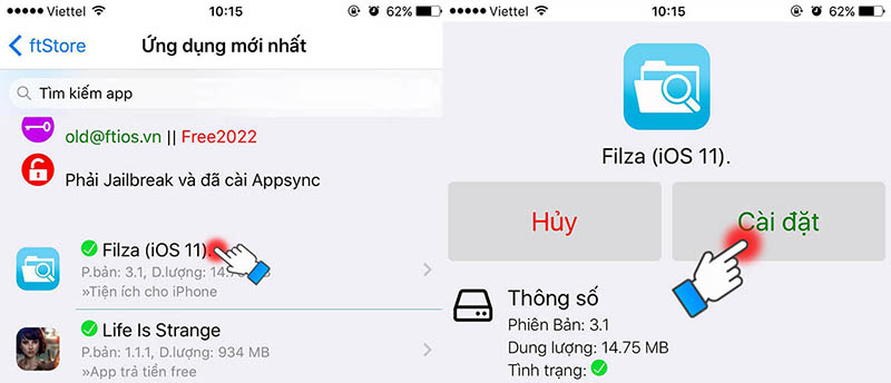 Hướng dẫn cài đặt
ứng dụng quản lý file cho iOS tốt hơn cả iFile không cần
jailbreak cho iOS 11