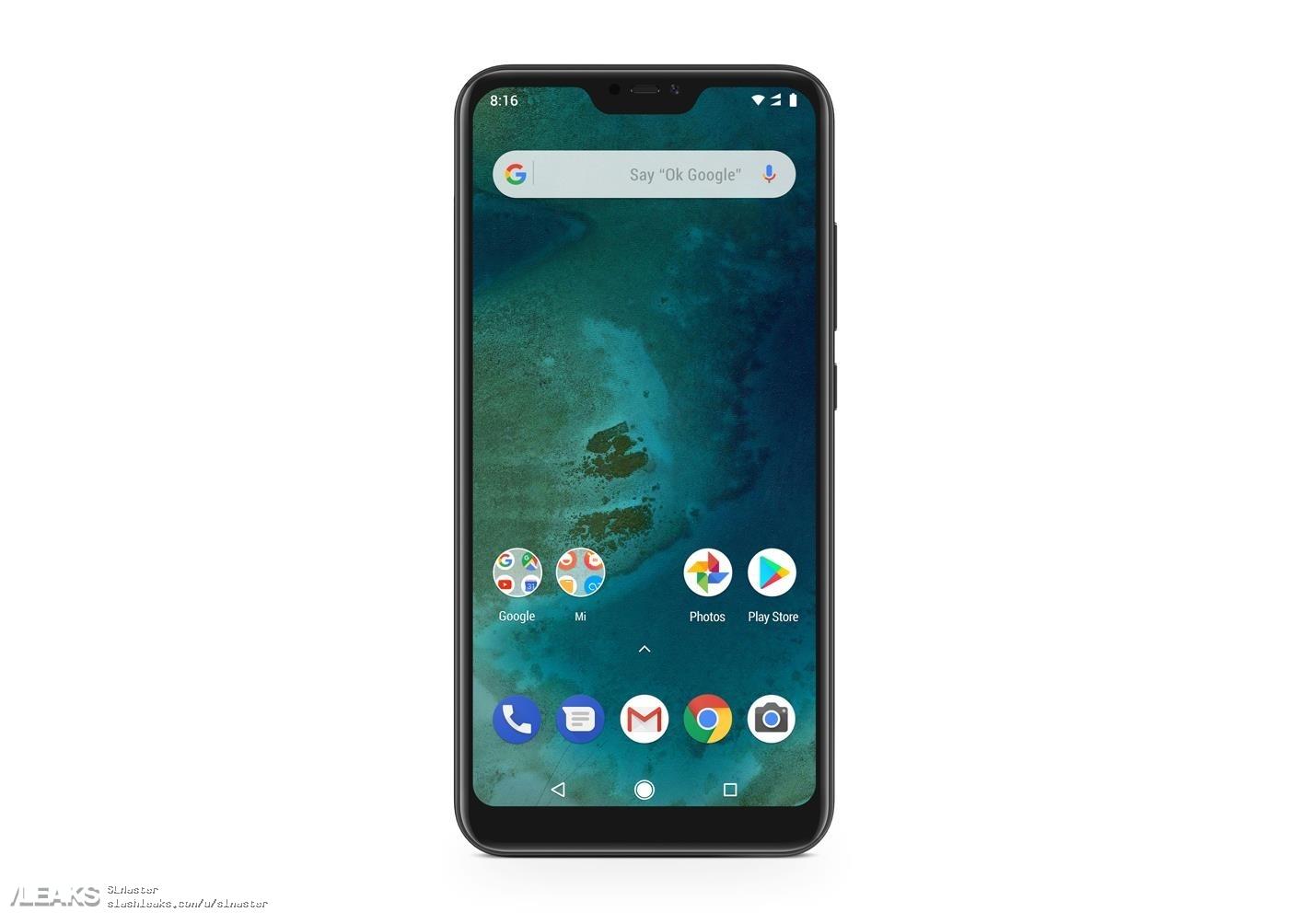 Mi A2 và Mi A2 Lite
lộ hình ảnh và thông số kỹ thuật: Máy chạy Android One,
camera kép, riêng Mi A2 có tai thỏ