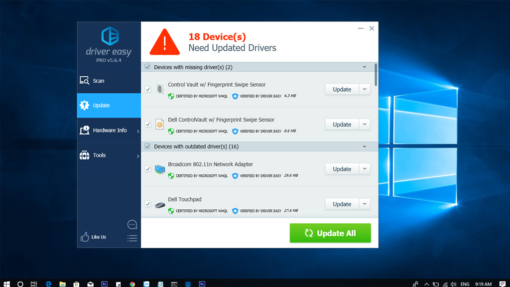 Chia sẻ miễn phí phần
mềm Driver Easy Pro: Công cụ cài đặt Driver số 1 trên
Windows