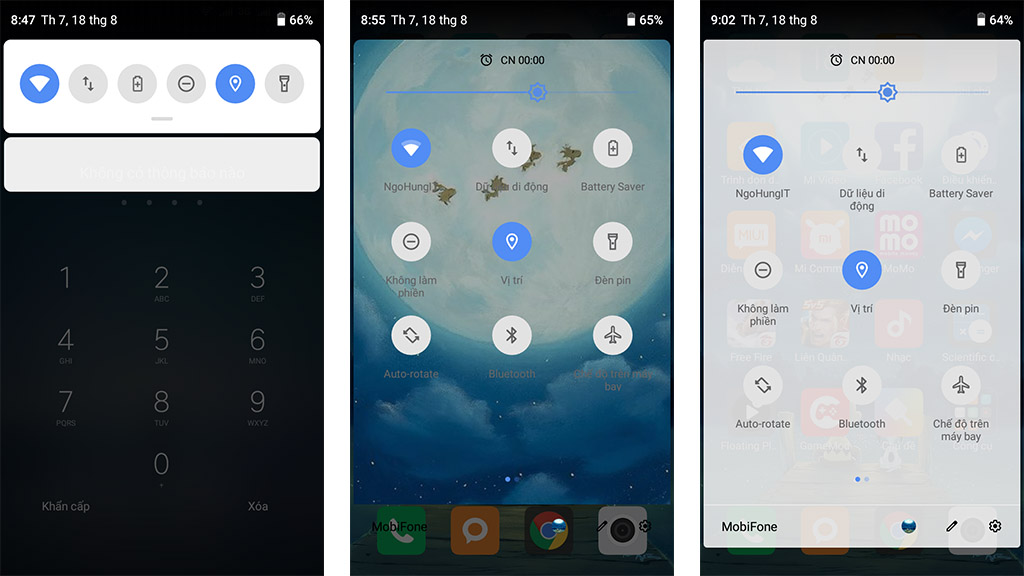 Power Shade Pro: Ứng dụng hỗ trợ tùy biến thanh
thông báo như trên Android 9 Pie