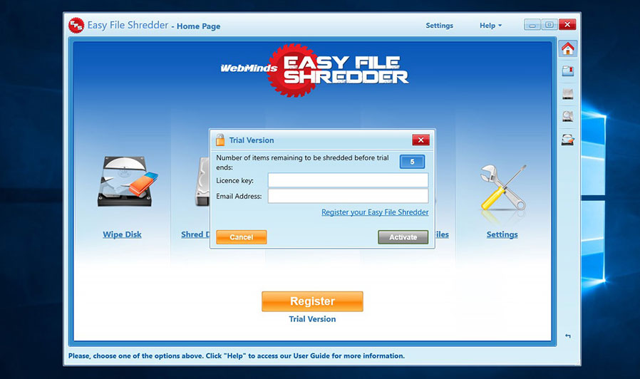 Nhanh tay nhận miễn
phí bản quyền phần mềm Easy File Shredder, công cụ xóa file
hiệu quả trên Windows