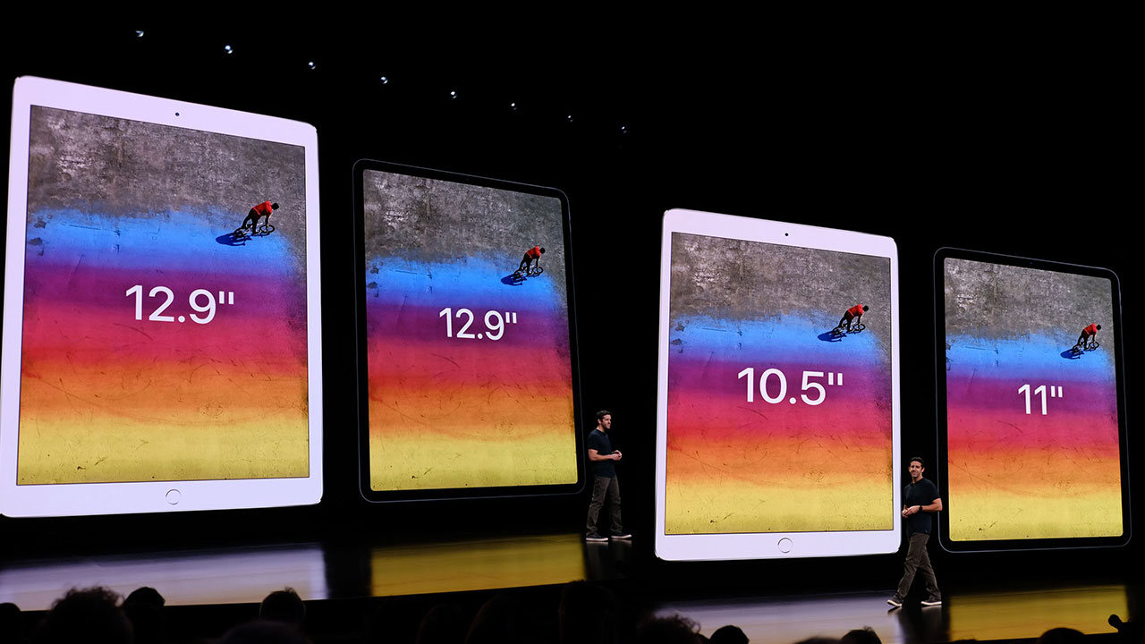 Apple trình làng bộ
đôi iPad Pro mới: Thiết kế mới với viền siêu mỏng, Face ID,
Chíp A12X Bionic, Pencil mới có sạc không dây...