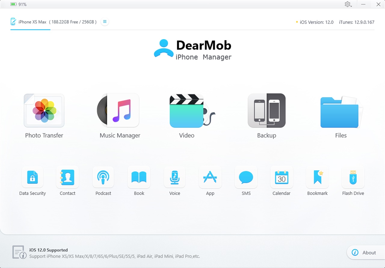 Nhanh tay nhận miễn
phí DearMob Manager, công cụ hỗ trợ quản lý sao lưu dữ liệu
iPhone, iPad trị giá 65.95 USD
