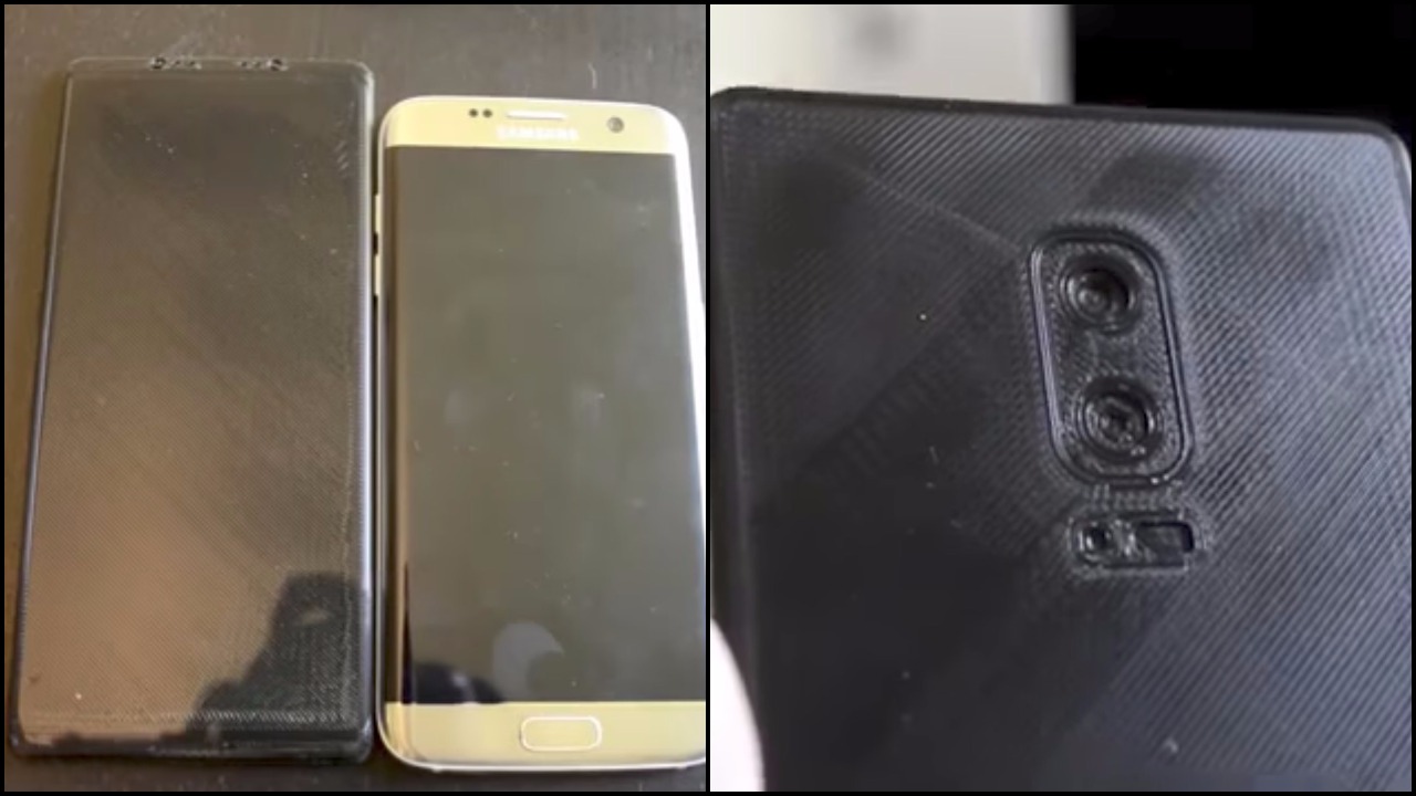 Video cho thấy Samsung Galaxy Note8 sẽ có cảm biến vân tay tích hợp vào màn hình