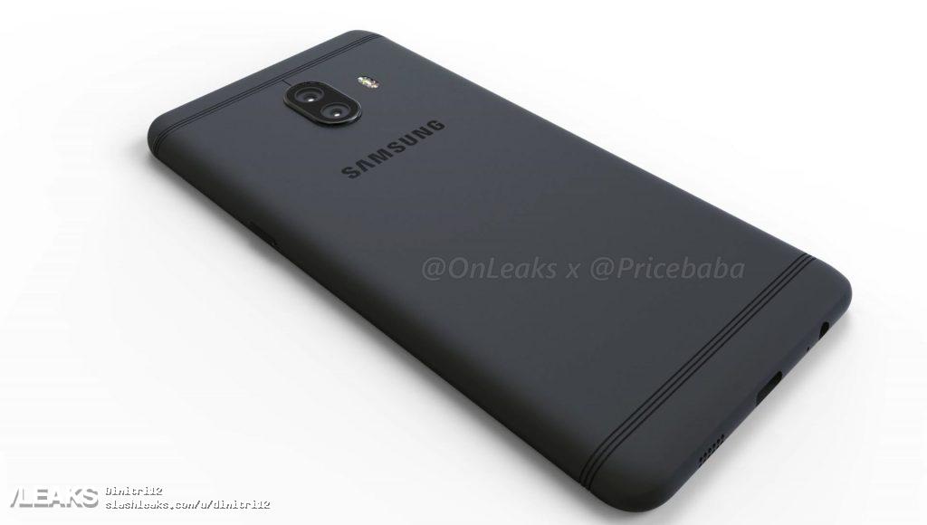 Lộ ảnh render và video Galaxy C10 - chiếc smartphone có camera kép đầu tiên của Samsung