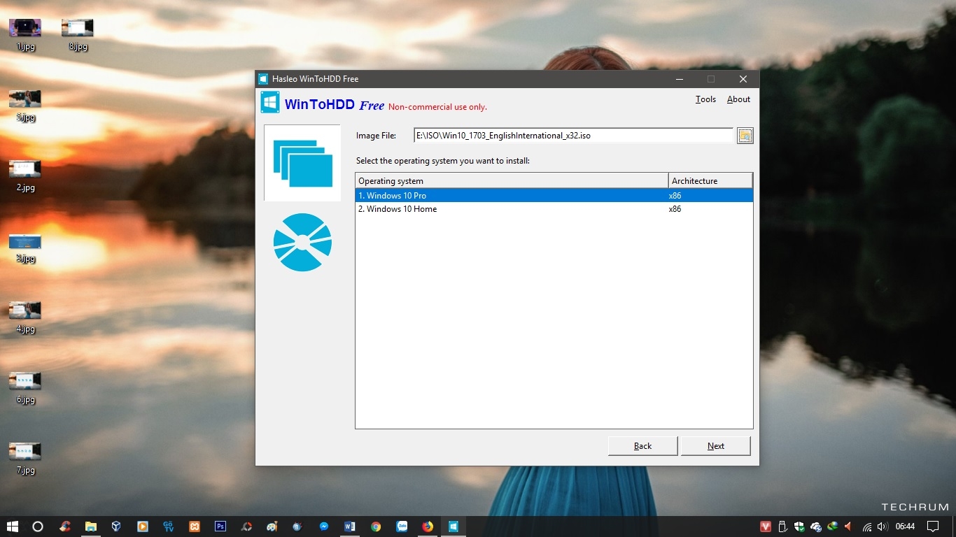 Hướng dẫn sử dụng
WinToHDD để cài mới lại Windows mà không cần sử dụng USB hay
DVD