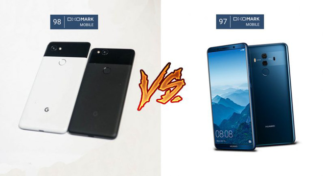 Camera của Huawei Mate 10  đạt 97 điểm DxOMark, vượt qua cả Samsung Galaxy Note 8, chỉ thua Google Pixel 2