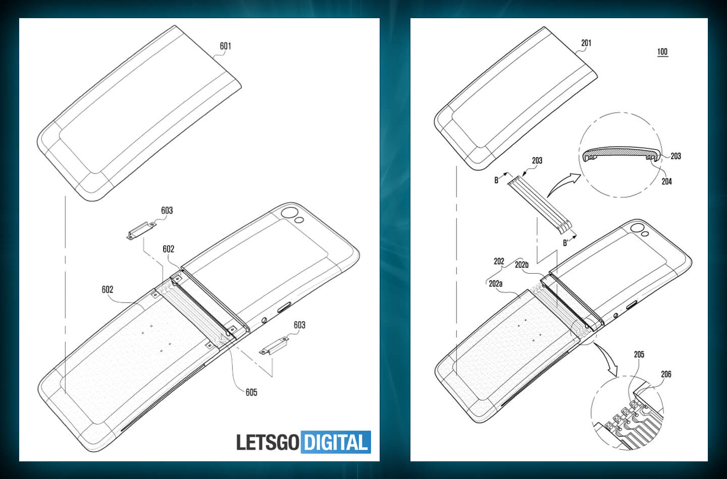 Samsung đăng ký bằng
sáng chế điện thoại gập với hai màn hình