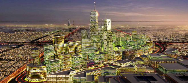 Cùng chiêm ngưỡng vẻ ngoài nguy nga của thành phố thành phố trị giá 10 tỷ USD mà Ả-rập Xê-út đang xây dựng