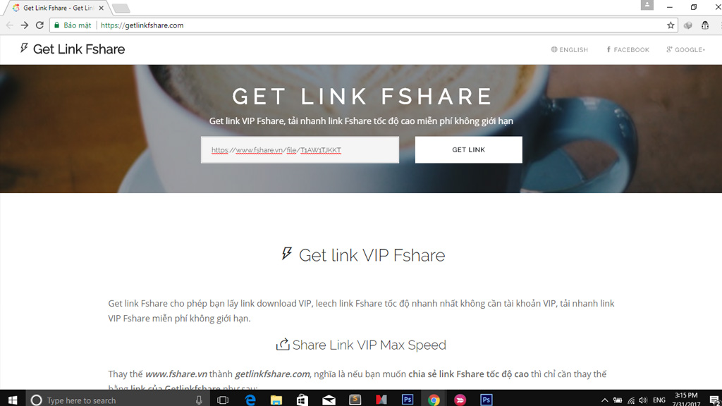 Giới thiệu 3 trang
web get
link Fshare, 4Share không có quảng cáo pop-up khó chịu