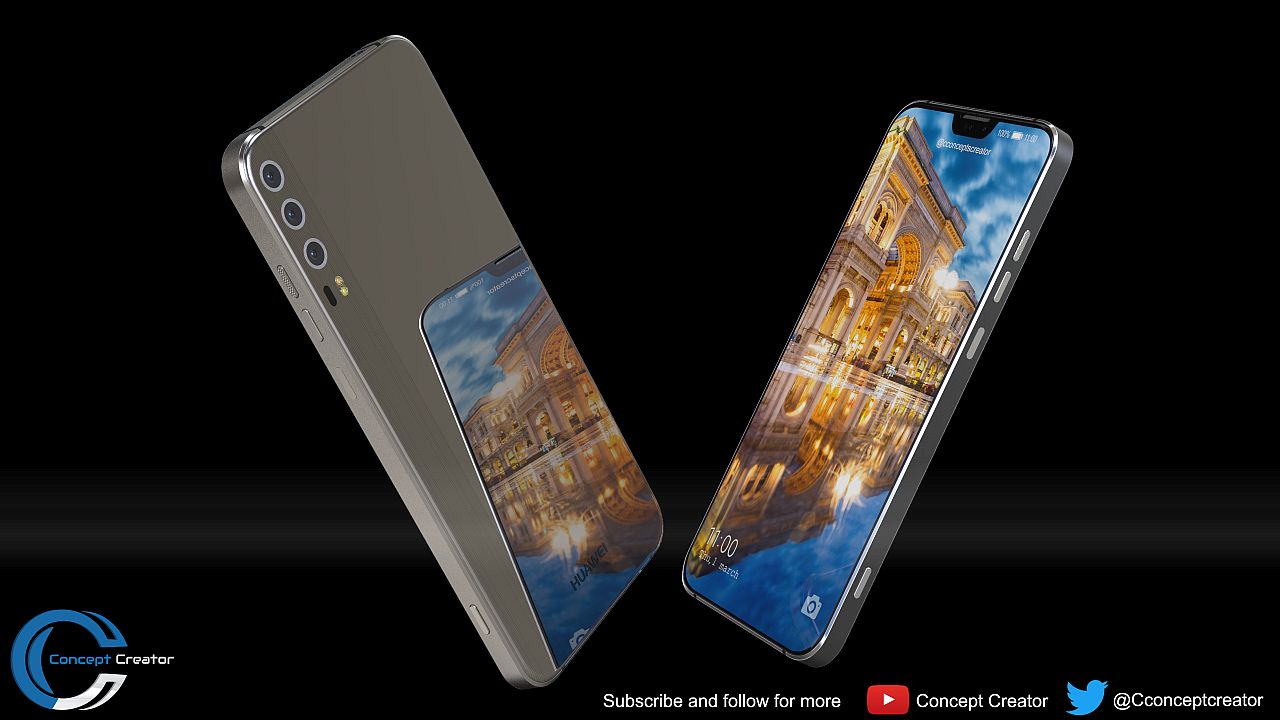 Cùng ngắm concept Huawei
P11 với viền bezel siêu mỏng và phần 