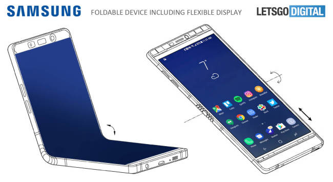 Rò rỉ thiết kế của Galaxy X: màn hình 7,3 inch, có thể gập đôi lại được như chiếc ví