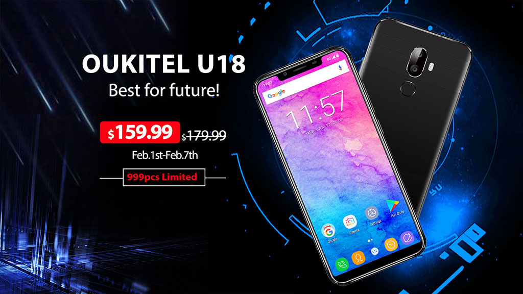 OUKITEL ra mắt Oukitel U18 với thiết kế tai thỏ giống iPhone X, với giá chỉ 3.600.000 VNĐ
