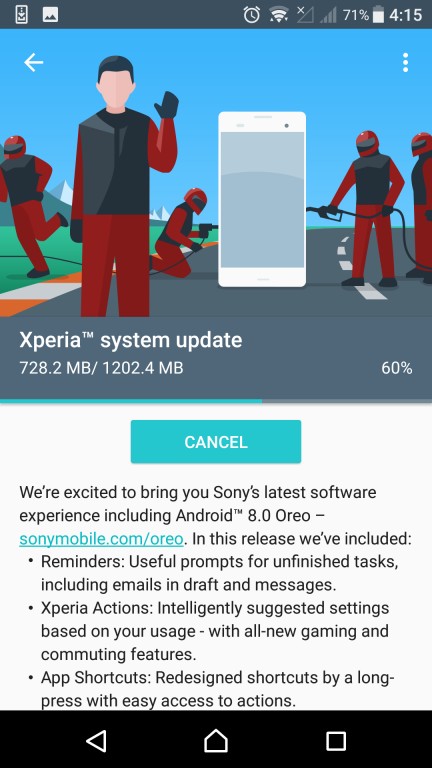 Sony chính thức cập nhật Android 8.0 Oreo cho bộ
đôi Xperia X và Xperia X Compact