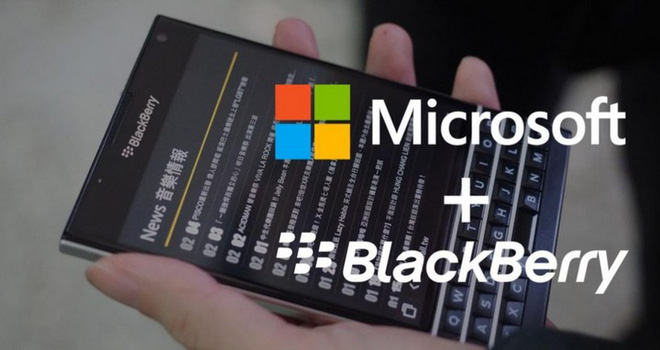 Microsoft bắt tay hợp tác với BlackBerry trong lĩnh vực bảo mật sau những vấp ngã trên thị trường di động