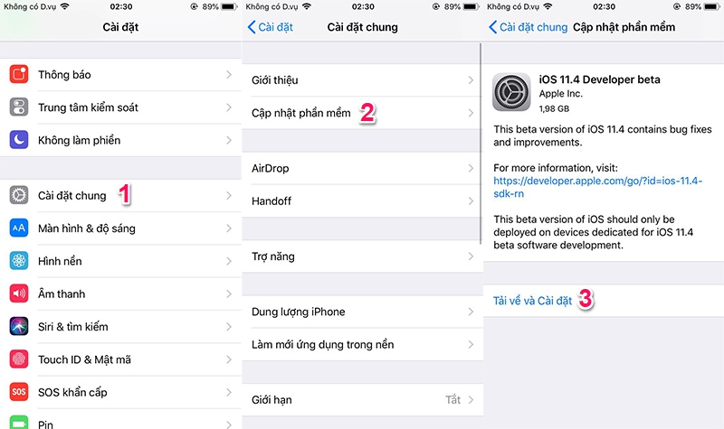 Apple vừa phát hành
iOS 11.4 beta 1 dành cho các nhà phát triển với dung lượng
gần 2GB