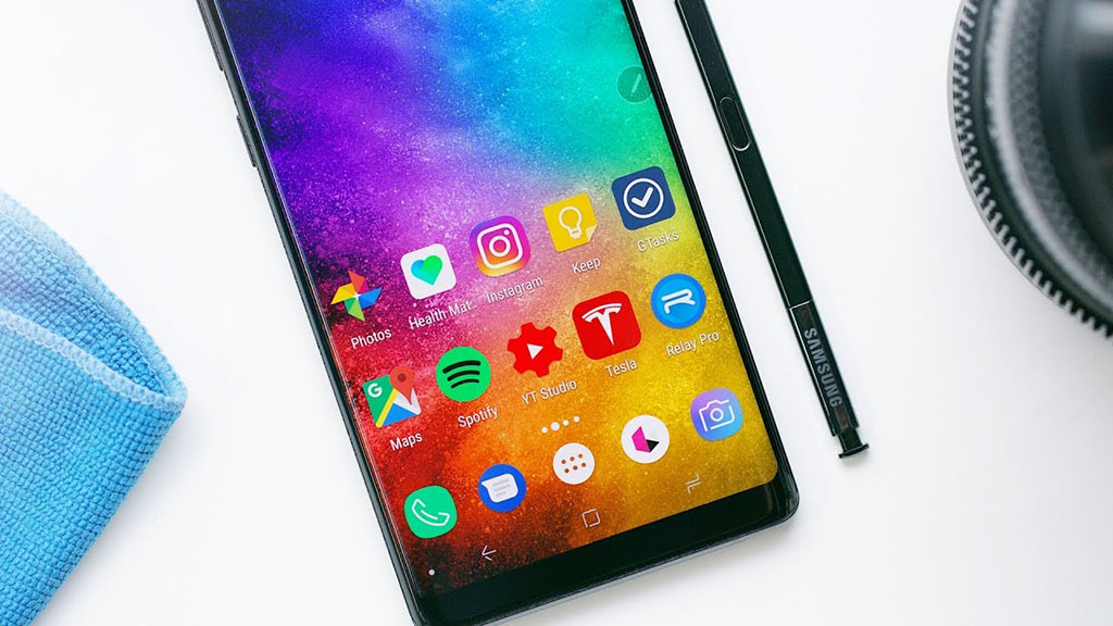Xuất hiện ảnh thực tế Galaxy Note 9: Viền mỏng hơn, cảm biến vân tay trong màn hình