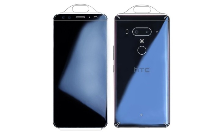 HTC U12+ lộ thông
tin thiết kế thông qua nhà sản xuất phụ kiện, với màn hình
18:9,  và được trang bị camera kép cả trước và sau