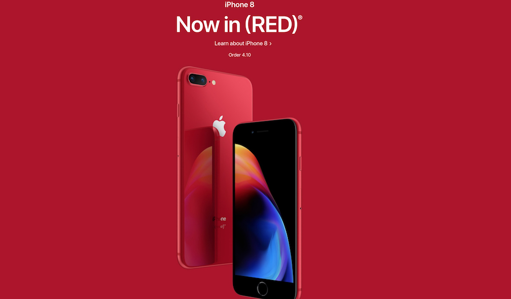 Apple chính thức ra mắt iPhone 8/8 Plus phiên bản màu đỏ mặt trước màu đen đẹp hơn, giá không đổi