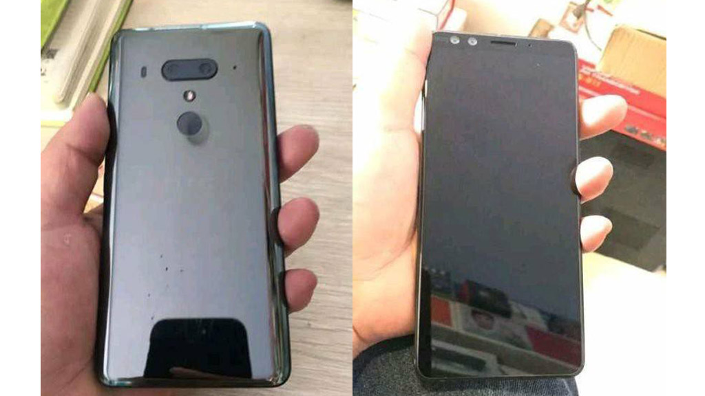 Rò rỉ hình ảnh thực tế HTC U12 với thiết kế tương tự HTC U11 Plus, và được trang camera kép trước và sau