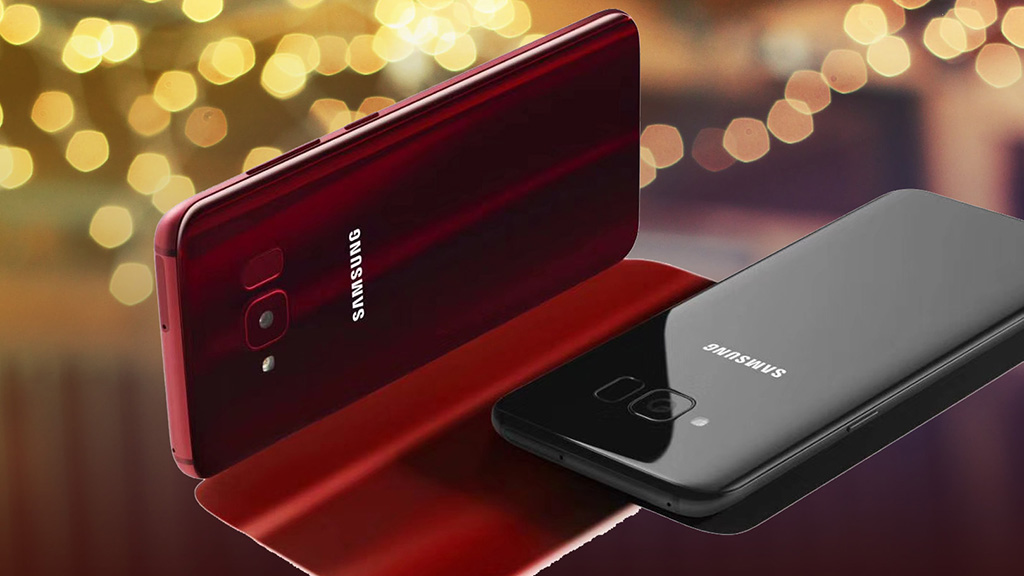 Rò rỉ hình ảnh Galaxy S8 Lite với 2 màu Đen và Đỏ Burgundy