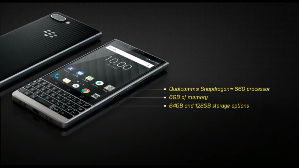 BlackBerry KEY2 chính thức ra mắt: Bàn phím QWERTY, Snapdragon 660, 6GB RAM, camera kép, giá 15 triệu