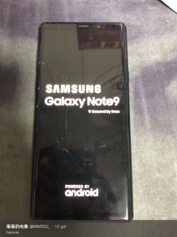 Hình ảnh thực tế đầu
tiên của Samsung Galaxy Note 9 bị rò rỉ