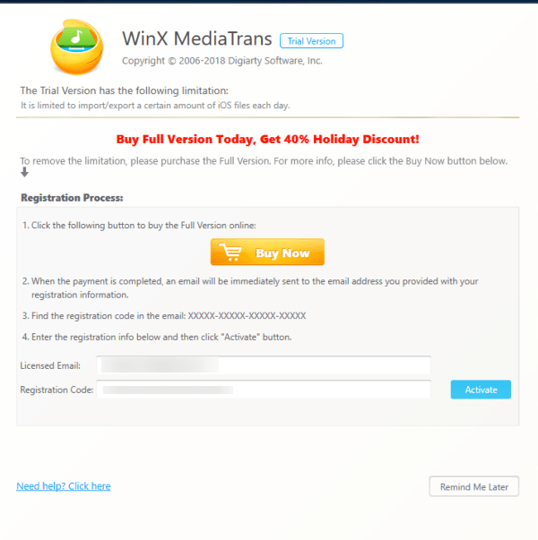 WinX MediaTrans: Phần
mềm quản lý iPhone, iPad như iTunes đang miễn phí bản quyền,
trị giá 60USD