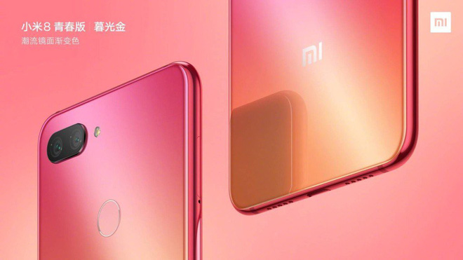 Xiaomi Mi 8 Youth
lộ diện với màu mới Fantasy Blue và Twilight Gold,
Snapdragon 710, camera kép, giá gần 7 triệu đồng