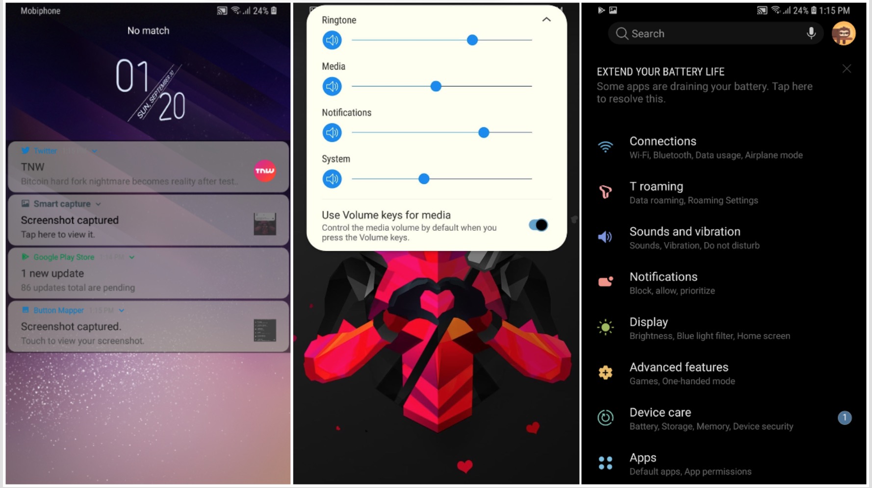 Hướng dẫn cài Experience 10 mới nhất cho Galaxy
S8/S9: Hỗ trợ Dark mode, thanh điều hướng, thông báo được
thiết kế mới