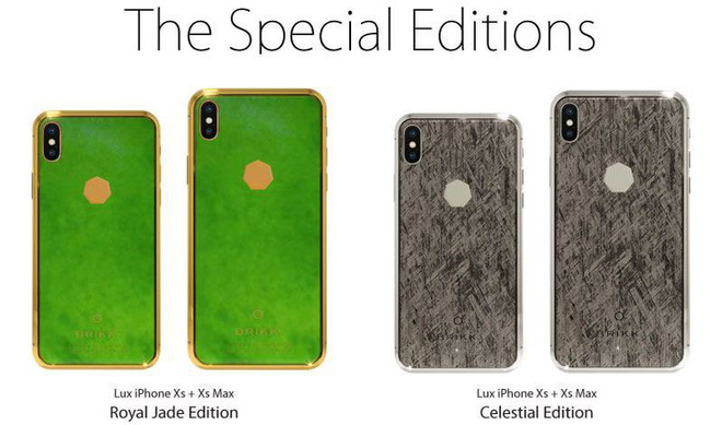 iPhone XS phiên bản
làm bằng đá ngoài hành tinh có giá 3 triệu đô