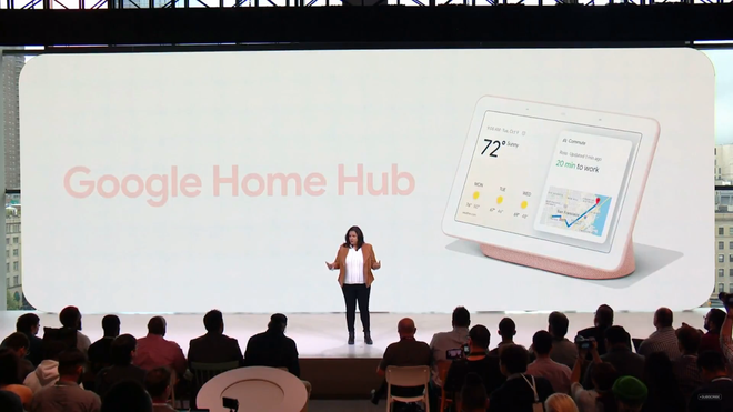 Google ra mắt Home
Hub, vũ khí đối đầu với Amazon Echo Show và Facebook Portal