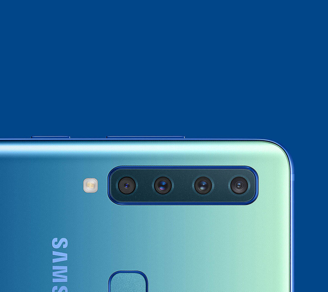 Samsung Galaxy A9 (2018) lộ diện ngay trên website
của hãng với 4 camera sau