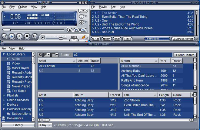 Ứng dụng nghe nhạc Winamp huyền thoại một thời bất
ngờ tái xuất sau 4 năm với phiên bản 5.8