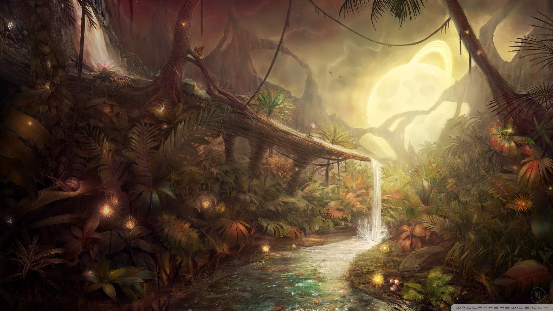 Top hình nền máy tính đẹp full HD cho Win 7 Win 8 và Win 10  Fantasy  landscape Steampunk city Fantasy art landscapes