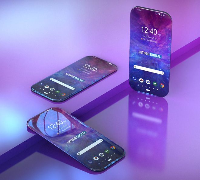 Samsung đệ trình sáng
chế smartphone hình chiếc lá, màn hình tràn bốn phương tám
hướng