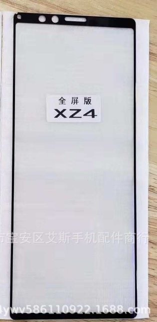 Rò rỉ thông tin Sony
Xperia XZ4 sử dụng màn hình với tỷ lệ độc 21:9, thông qua
tấm kính bảo vệ máy